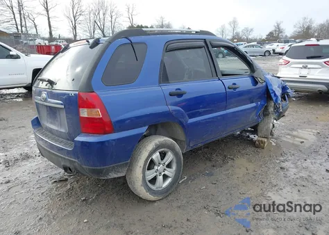 2009 Kia Sportage Lx z USA, uszkodzony, nr VIN KNDJF724897570733